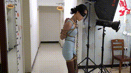 【随心原创】雅熙长靴女白领极限后手观音驷马舔口舌训练