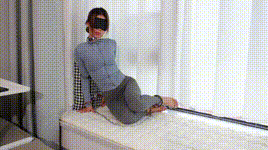 【中二病】裸足瑜伽老师的全金属盛宴，全身镣铐驷马强制