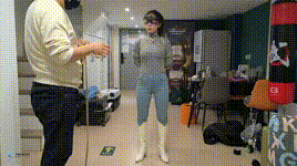 【JS原创】凌熙全身紧缚密集捆绑女牛仔丝袜堵嘴套头胶带封堵口罩棒棒刺激GC抚摸