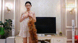 【树屋轻调】妍霏为了保住工作，甘心来到领导家全裸家政打扫卫生，配合领导玩了一场调教游戏！