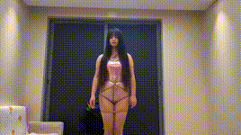 【素人原创】紧缚高跟金属双口环跪走呀