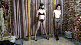 【随心原创】双人女特工刑房受刑关笼子