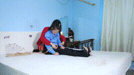 【樱束原创】教训嚣张女保安