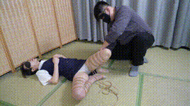 【象人原创】嗷嗷后手观音，M腿紧缚