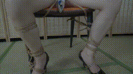 【象人原创】定拍小0制服套装，椅缚震动，经典马具驷马！