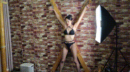 【随心原创】雅熙玫瑰花乳夹双铐极限固定在X架上震动放置封面图