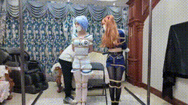 【枫叶原创】完蛋！我把美女捆绑了？——双人成缚？EVA暖暖换装玩弄！封面图