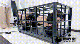【缚心室】175长腿女神的兔笼体验，K9套装扔笼子里，炮机 AV棒各种折磨，完全没有活…封面图