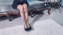 【Badcat】老板主动要求被员工紧缚玩弄雪儿黑衣被捆绑紧缚玩弄TK大量足控福利封面图