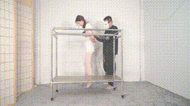 【CV4K】言妍铁架木马责，女神还没受过这罪–护士装、白丝、双马尾、高跟、口球、TK…封面图