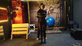 【随心原创】杨蕊黑色马油连体衣木马笼子与走绳封面图